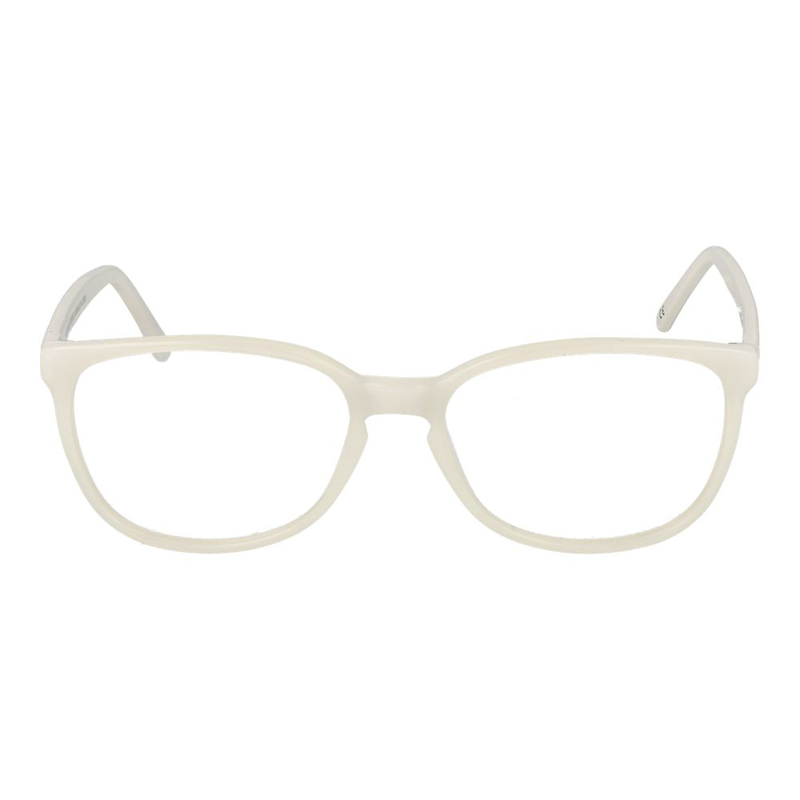 White acetate glasses (frames)-null