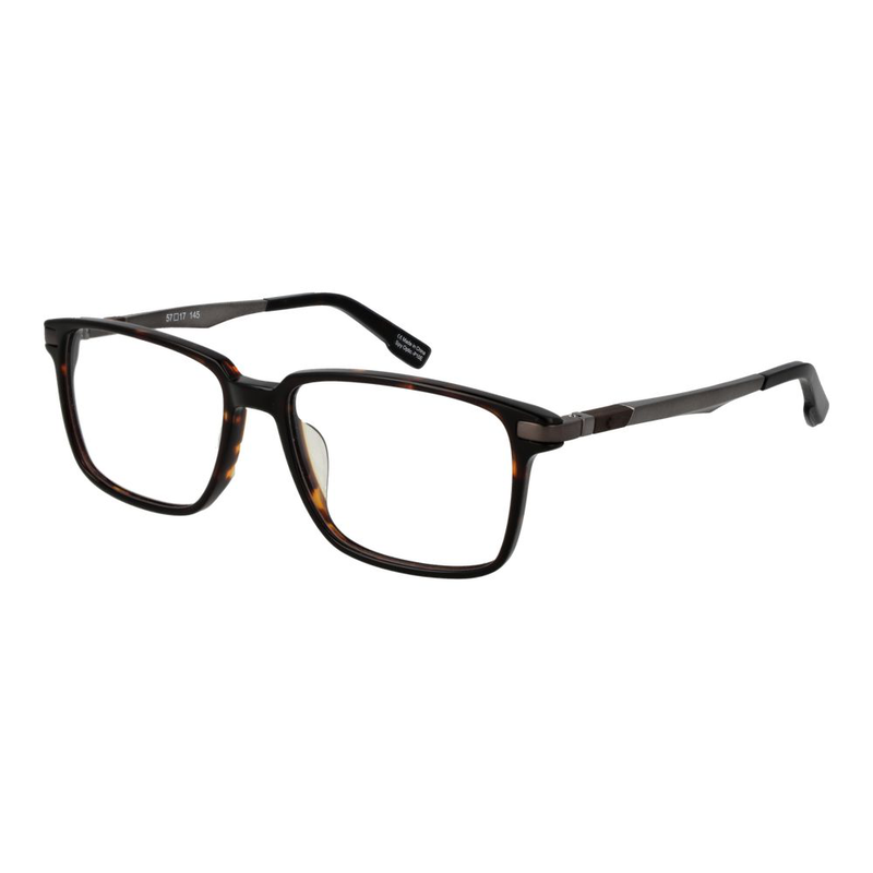 Brown plastic glasses (frames)-null