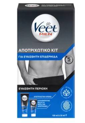 Veet men hair remov.crm &balm, kit, , medium