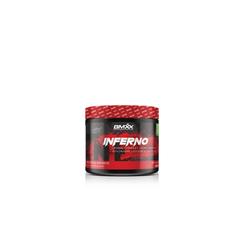Bmxx inferno &ndash; thermogenic fat burner formula 260gr tropical orange, , medium-null