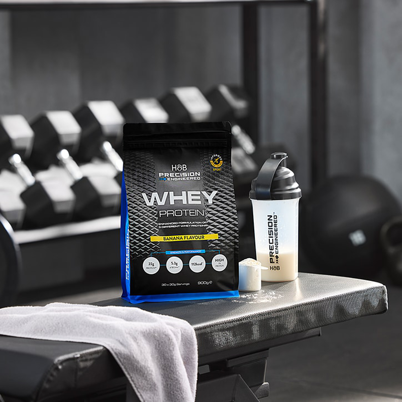Whey protein banana 900g-null