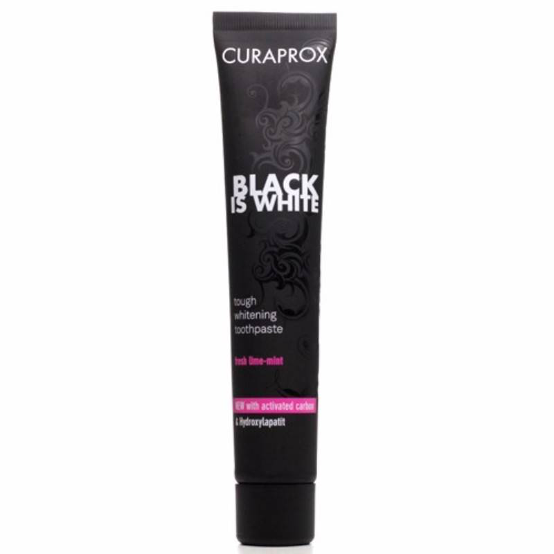 Curaprox black is white whitening toothpaste 90ml, , medium-null