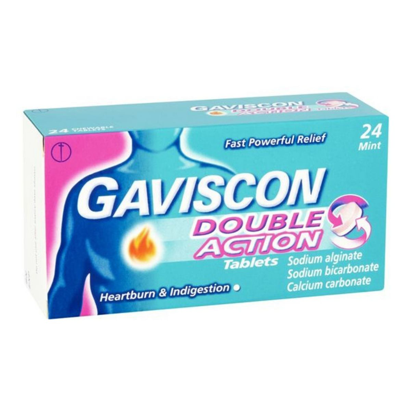 Product image: Gaviscon double action x 24 chewable tablets, , medium-null