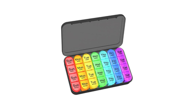 Weekly pillbox 4x daily box, , medium