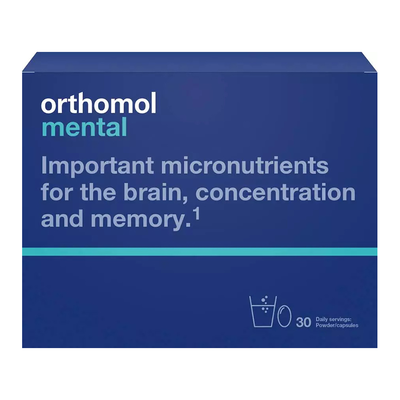 Orthomol mental 30 powder/capsules, , medium