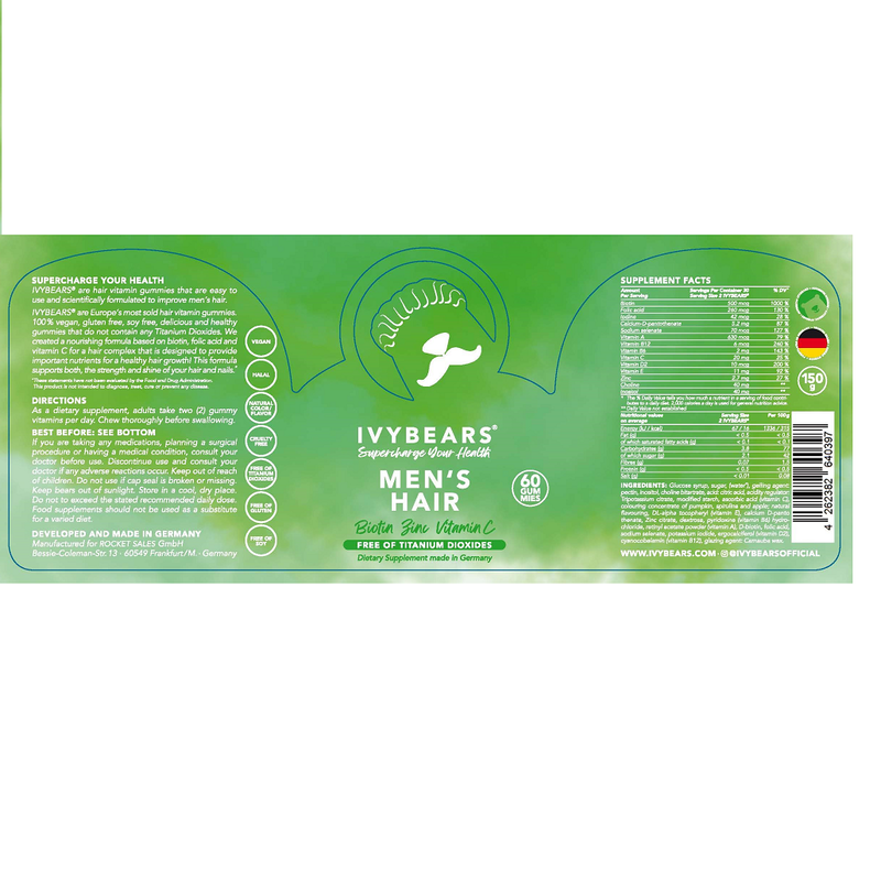 Product image: Ivybears men's hair x60, , medium-null