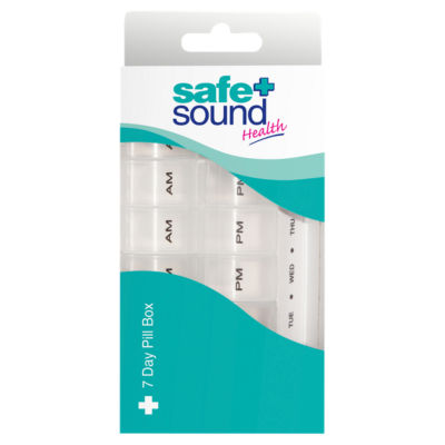 Safe + sound 7 day pill box, .