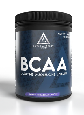 Lazar Angelov Bcaa powder Mango-Maracuja 500gr,  Lazar Angelov Bcaa powder Mango-Maracuja 500gr, , medium