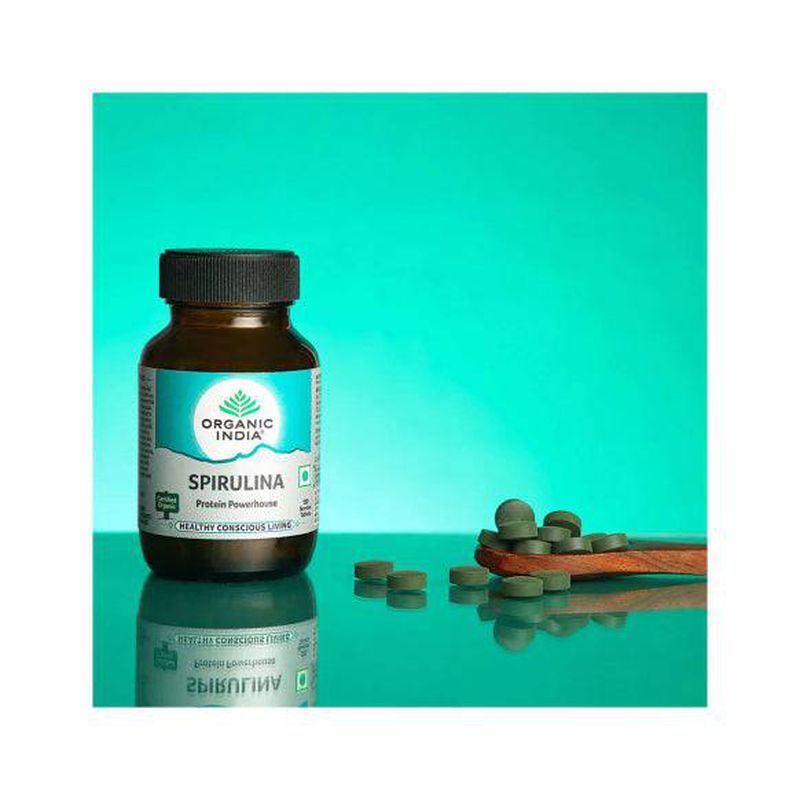 Product image: Organic india spirulina 120s, , medium-null