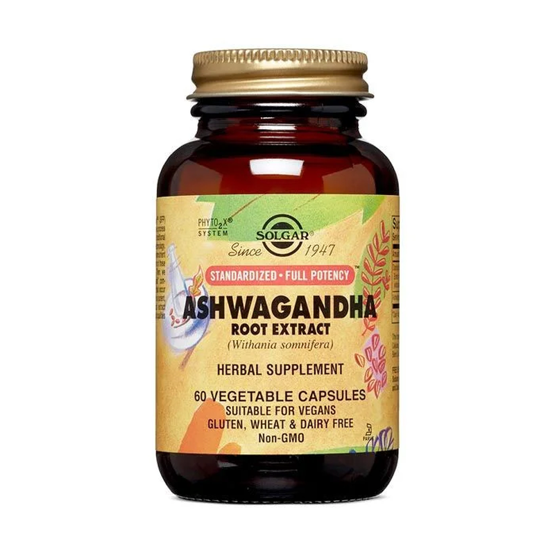 Solgar ashwagandha root, vegetable capsules, 60, , medium image number null