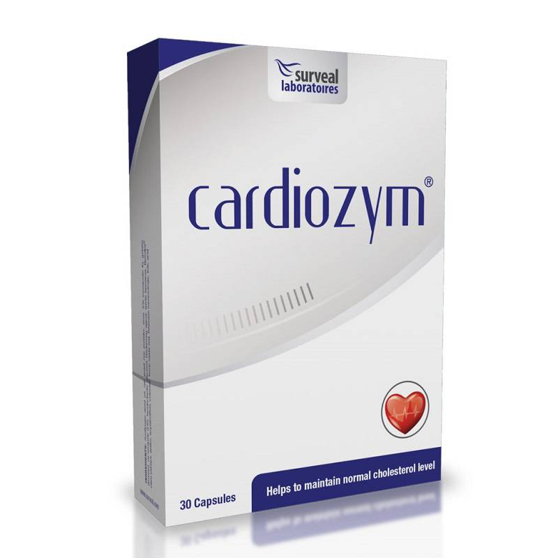 Cardiozym, helps to maintain normal cholesterol level 30capsules, , medium-null