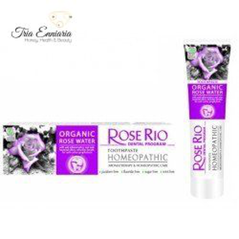 Product image: Homeopathic toothpaste with organic rose water, roserio, 65 ml, , medium-null