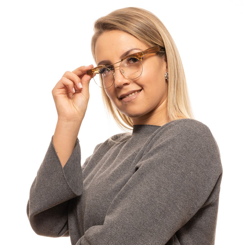 Gold metal & plastic glasses (frames)-null