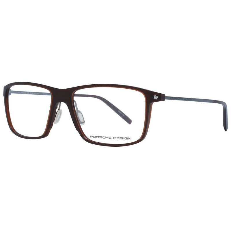 Brown plastic glasses (frames)-null