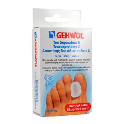 Gehwol - toe separators g (spreader) (zehensprizer) gel 3 x large, , medium