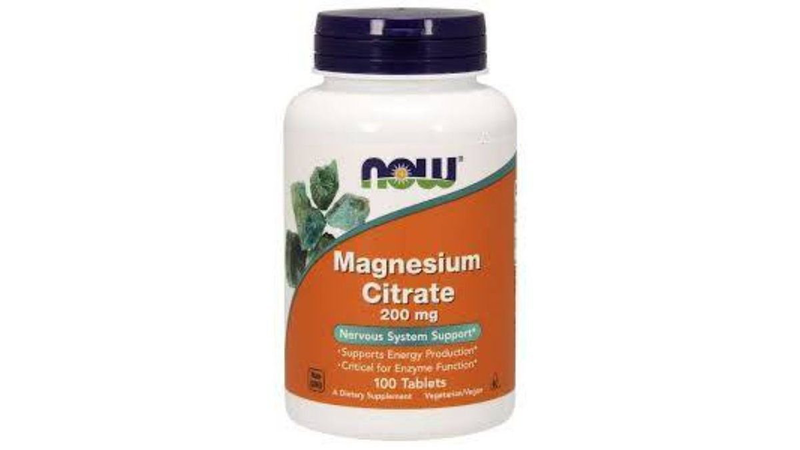 Now magnesium citrate 200mg 100tablets, , medium-null