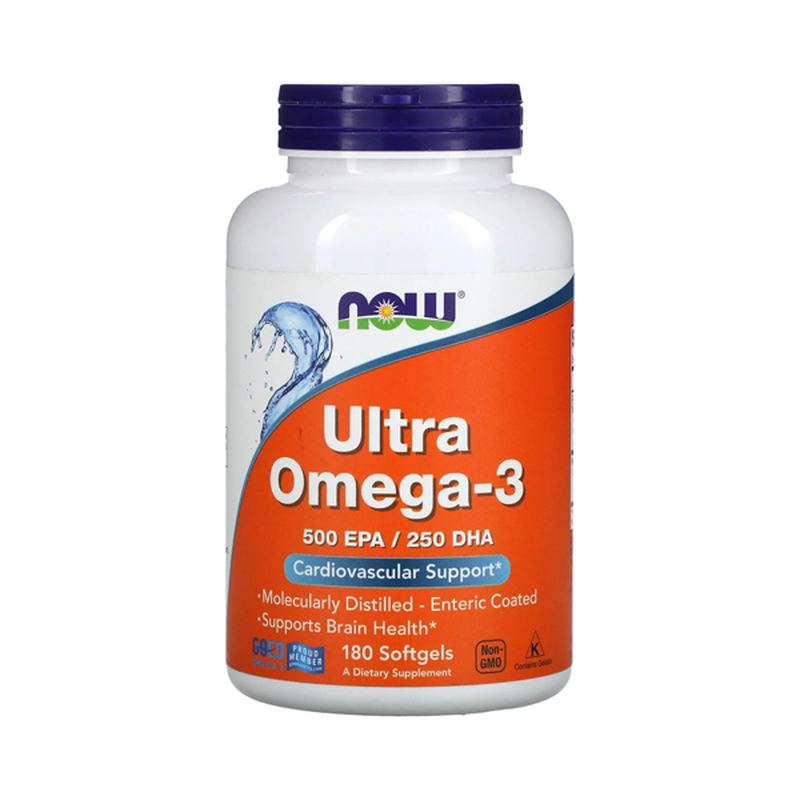 Now ultra omega-3 500 epa/250 dha 180 softgels, , medium-null