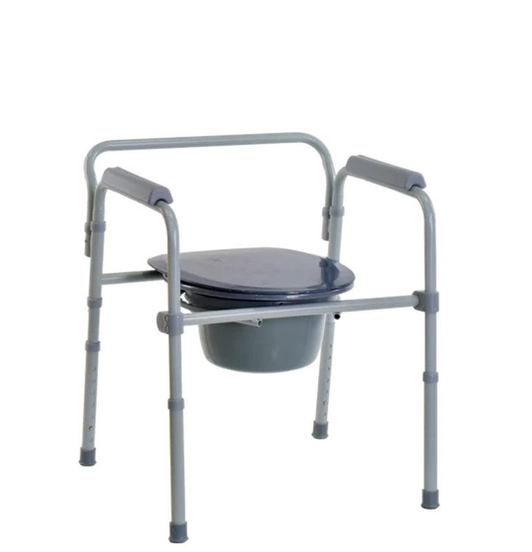 Commode chair folding toilet, , medium-null