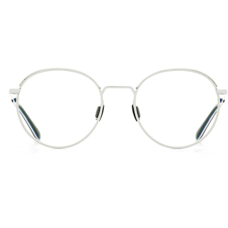 White stainless steel glasses (frames)-null