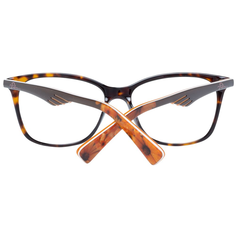 Brown plastic glasses (frames)-null