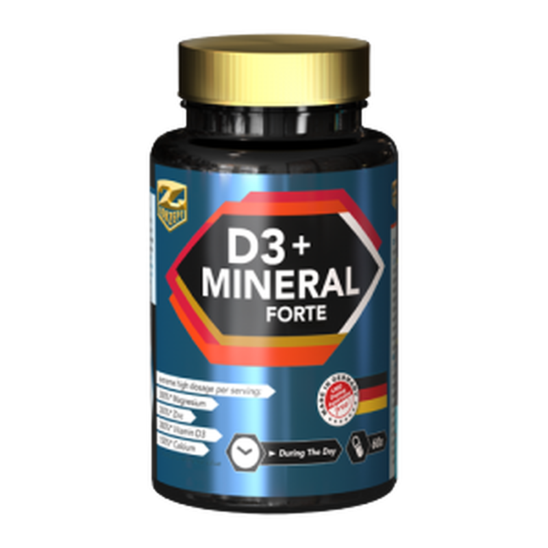 Product image: Zkonzept d3+mineral forte 60 caps, , medium-null