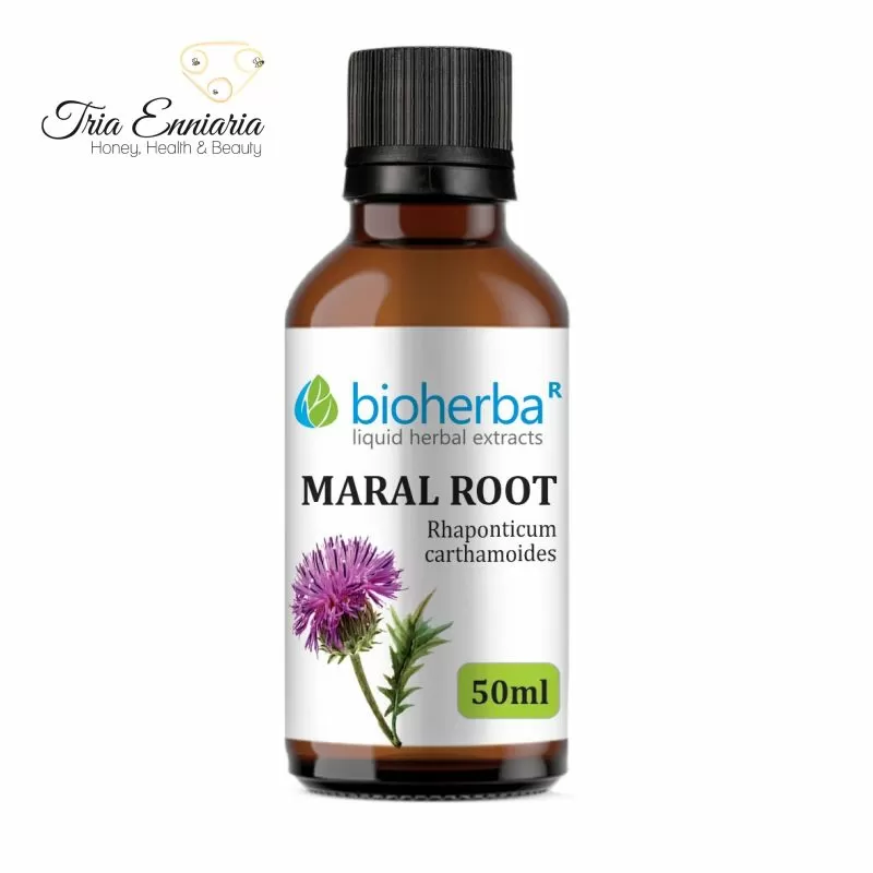 Maral (leuzea) root tincture, 50 ml, bioherba, , medium-null