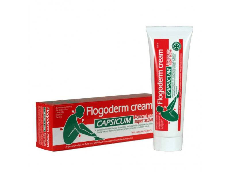 Ergopharm flogoderm capsicum cream 125gr, , medium image number null