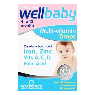 Vitabiotics wellbaby multi vitamin drops 30s, , medium