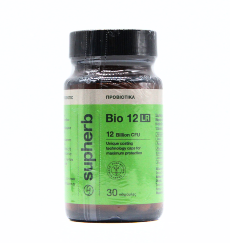 Supherb bio 12 lr x 30 capsules - 12 billion good bacteria which boost immune system, digestion and General health safeguard, , medium-null