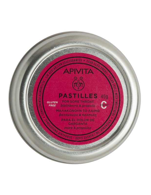 Apivita pastil blackbery&propoli 50gr, , medium-null