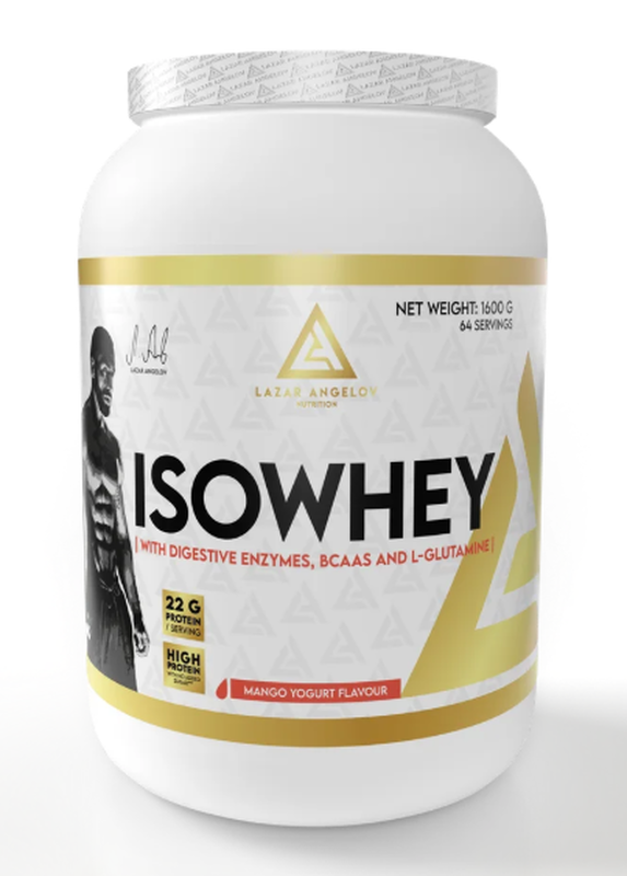 Lazar Angelov Isowhey Protein Mango-Yogurt 1.6 kg, , medium-null