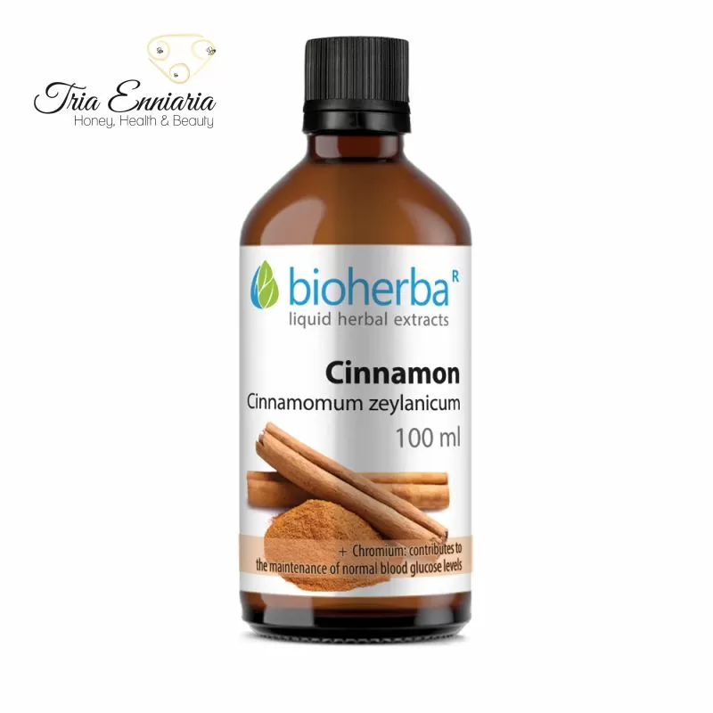 Product image: Cinnamon tincture, 100 ml, bioherba, , medium-null