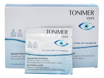 Tonimer lab ophthalmic wipes 16 s, wipes, 16