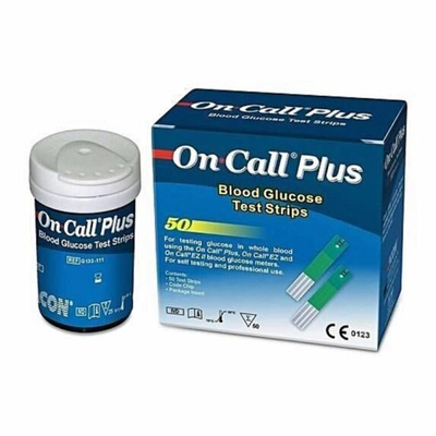 On call plus glucose 50 test strips