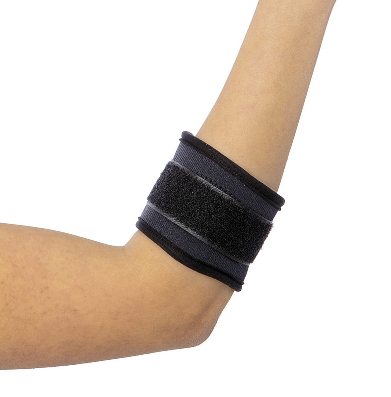 Anatomic help - 0068 tennis elbow strap with silicone pad, , medium-null