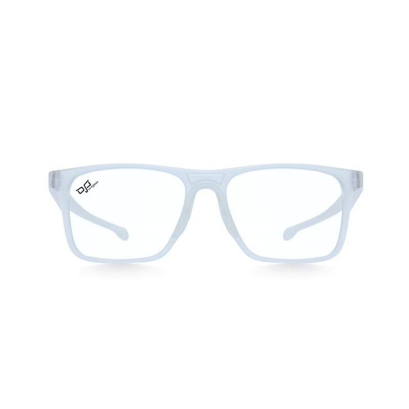 OJO personal style square clear frame and temples with demo lenses, , medium image number null