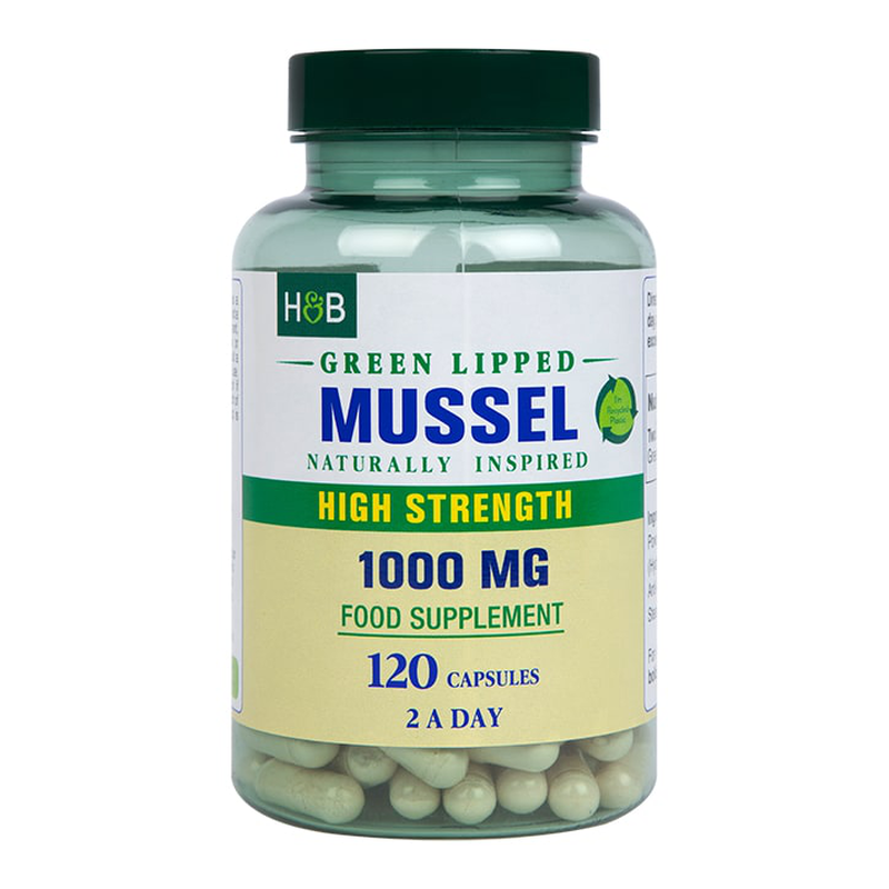Holland & barrett green lipped mussel 120 capsules-null