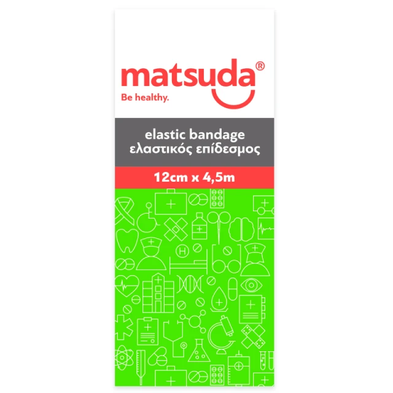 Matsuda elastic bandage 8cmx4.5m, , medium image number null