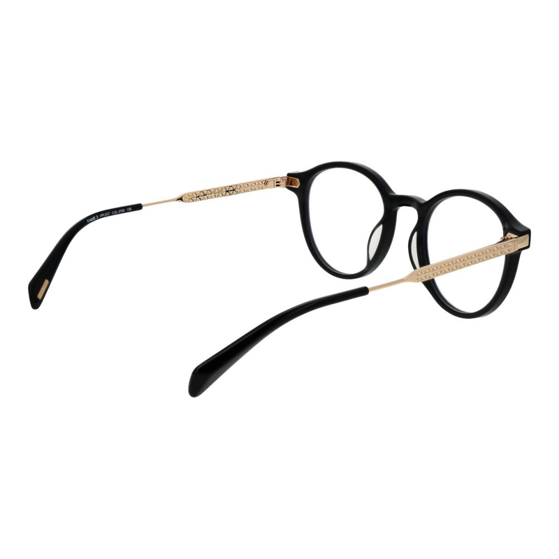 Black metal glasses (frames)-null