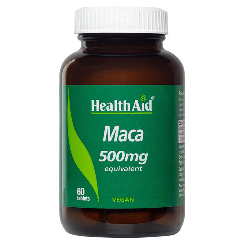 Health aid maca 500mg x 60 veg tablets, , medium-null