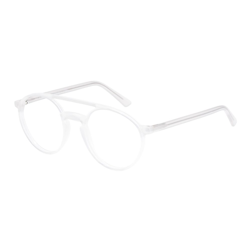 Transparent acetate glasses (frames)-null