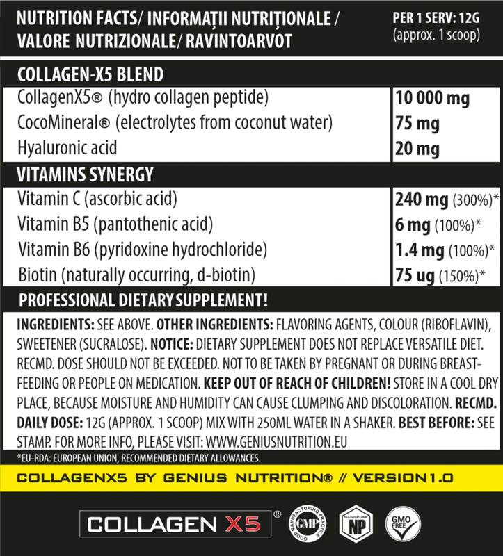 Collagen-x5&reg; 360g/30 serv, Genius nutrition-null