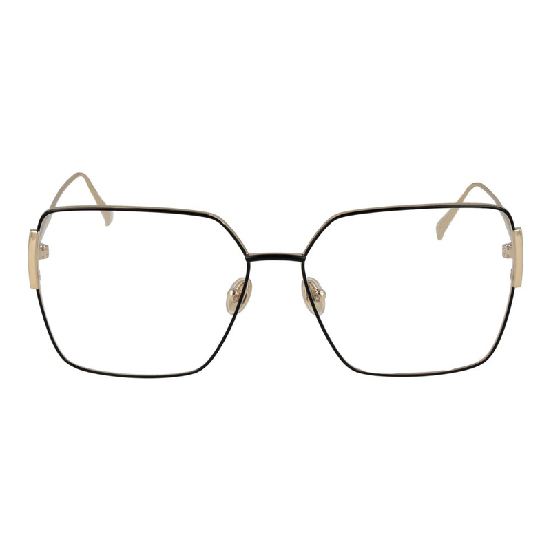 Black metal glasses (frames)-null