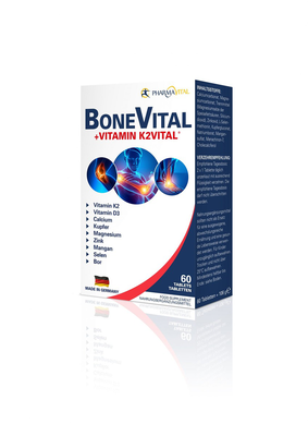 Pharmavital bone vital + vitamin k2, tablets, 60