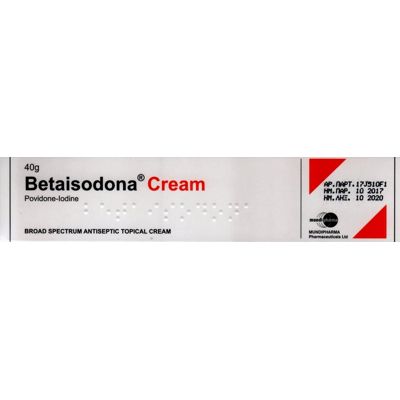 Betaisodona, cream, 40g x 5%, , medium