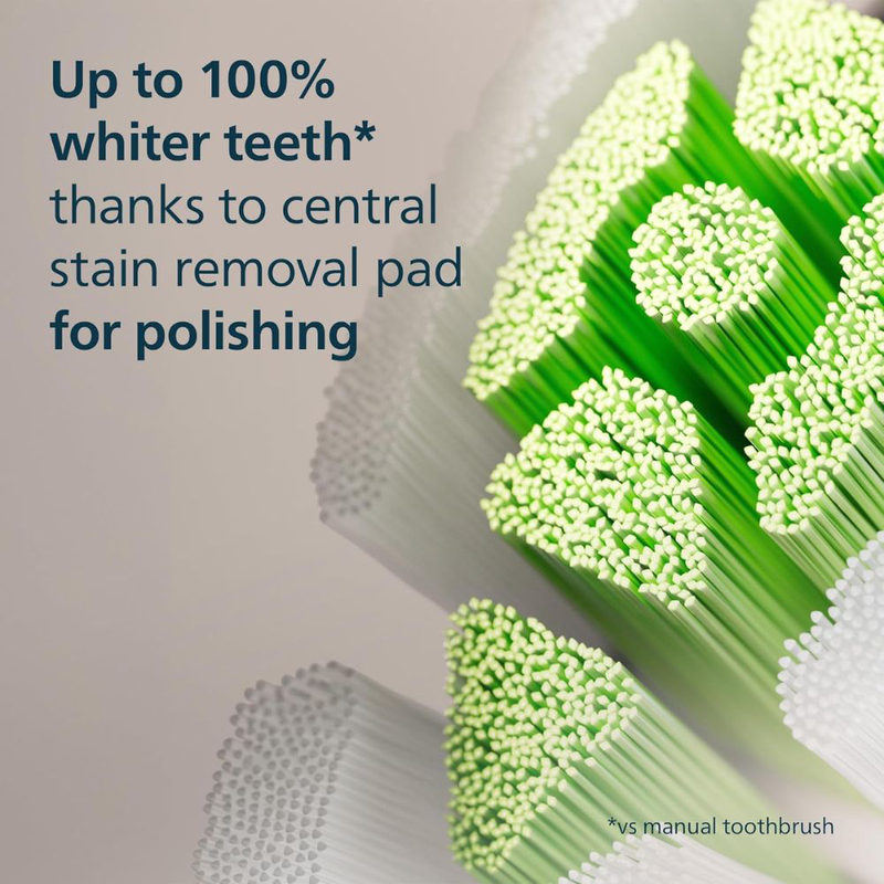 Product image: Philips sonicare optimal white ανταλλακτικές κεφαλές για ηλεκτρικές οδοντόβουρτσες 2 τεμάχια (hx6062/87), , medium-null