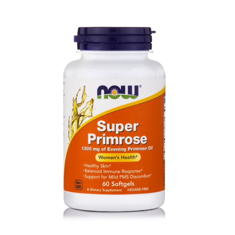 Product image: Now super primrose oil 1300 60gels, , medium-null