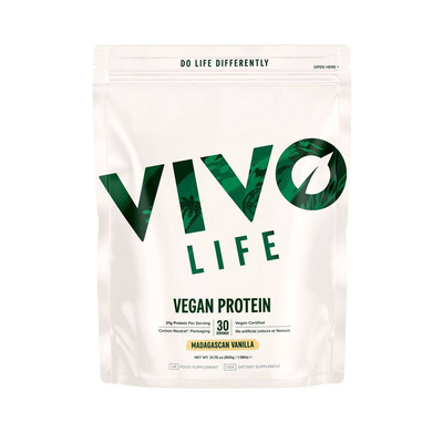 Plant based protein 30 servings - vivo life, , medium