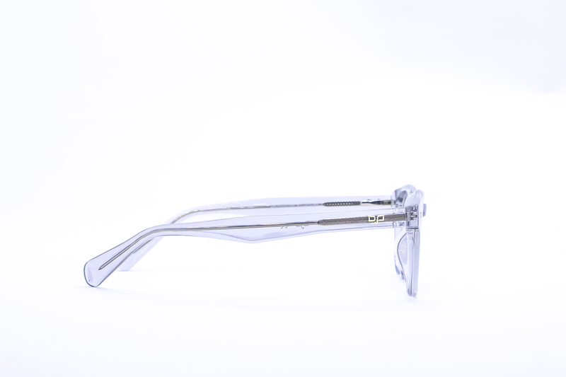 OJO personal style round clear frame and temples with demo lenses, , medium-null