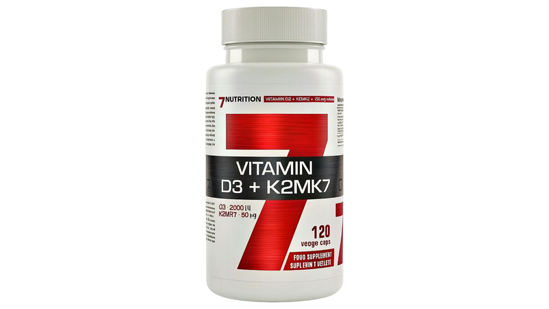 7Nutrition Vitamin D3+K2 - 120 caps, , medium-null